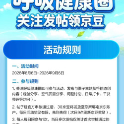 呼吸健康圈 每日九点发帖30豆
