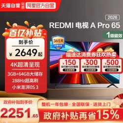 小米 REDMI 红米 A 2025款 L75MA-RAE 液晶电视 75英寸 4K