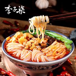 李子柒 螺蛳粉李子柒柳州乐心包216g广西特产速食米粉米线袋装夜宵
