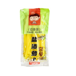 灿道 腌渍萝卜条500g切条状紫菜包饭韩式风味寿司料理食材酸甜