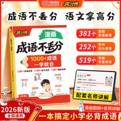天地出版社 成语不丢分漫画版 小学必背成语积累大全