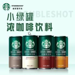 星巴克 星倍醇浓郁咖啡 黑醇摩卡 228ml 罐即饮咖啡饮料