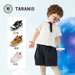 泰兰尼斯 秋季新款童鞋学步鞋男宝宝休闲运动鞋包头防撞女童机能鞋