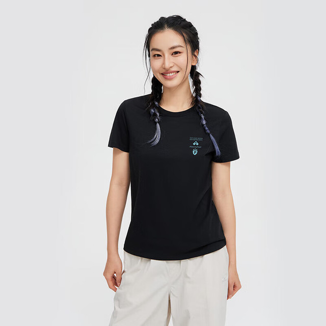 拓路者 五折！夏季冰丝凉感休闲运动印花透气T恤（多色任选）