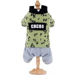 狗狗衣服秋冬款泰迪比熊博美四脚棉衣奶狗吉娃娃宠物加厚款幼犬