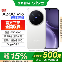 vivo X300 Pro 5G手机 16GB+1TB 简单白