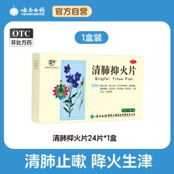 云丰 云南白药清肺抑火片24片清肺热止咳咽喉肿痛牙疼降火生津旗舰店