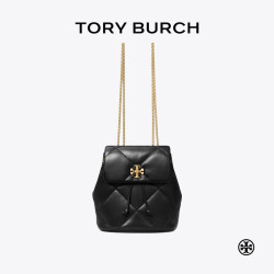 TORY BURCH KIRA 迷你菱格纹绗缝双肩包TB 170485 黑色 001 OS