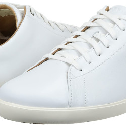 COLE HAAN 男式 Grand Crosscourt 皮革运动鞋
