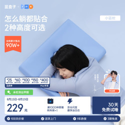 蓝盒子 小蓝枕N2记忆棉枕头枕芯 10cm 深睡护颈枕