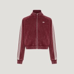 adidas 滔搏adidas阿迪达斯三叶草女子STREET KNIT TT夹克外套KX3044
