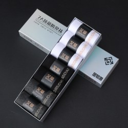 袜子男士纯色棉袜7A抗菌防臭秋冬季艾草香薰中筒长袜短袜商务袜子