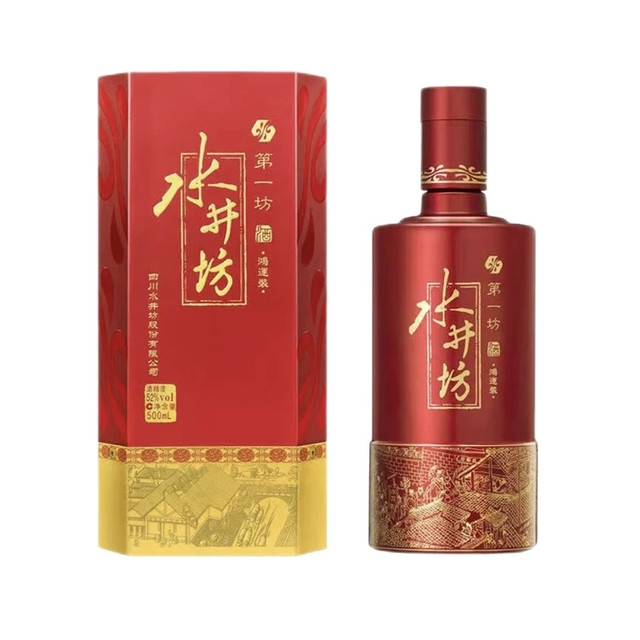 水井坊 52度 鸿运装 浓香型白酒 500ml