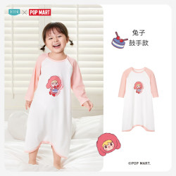 ibaby 小甜豆联名儿童 秋季长袖睡袋 素色款-兔子鼓手