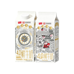 卫岗 鲜牛奶 4.0g蛋白质 原生高钙鲜奶720mL*8 巴氏杀菌低温牛奶