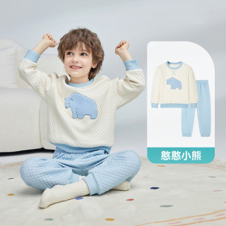 ibaby 英伦宝贝 儿童  圆领套装-憨憨小熊