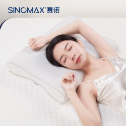 赛诺 枕头4d美容枕头护颈椎助睡眠颈椎枕记忆棉枕头颈椎枕助眠美容枕头 4d破尿酸美容B类 单只 61x42x9_8cm