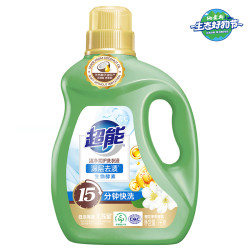 超能 洁净柔护洗衣液深层去污去渍亲肤持久留香家用衣物洗涤液正品