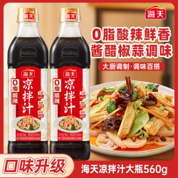 海天 0脂酸辣凉拌汁家常凉拌菜调料汁黄瓜海鲜凉面油醋