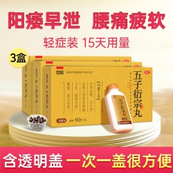 恩威 五子衍宗丸正品街宗丸黑丸子男士专用阳痿药补肾壮阳早泄用手过度