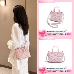 麦斯卡 HELLO KITTY/凯蒂猫『七夕礼物』时尚印花单肩斜挎小菜篮子包包包