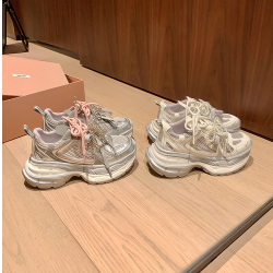 SheII 双层鸳鸯带厚底增高休闲运动鞋女老爹鞋E5109038
