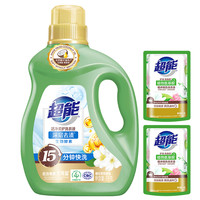 超能 洁净柔护洗衣液深层去污去渍亲肤持久留香家用衣物洗涤液正品