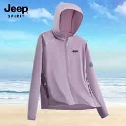 JEEP SPIRIT 吉普凉感冰丝防晒服户外防紫外线超薄速干运动