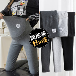 孕妇打底裤春秋季时尚外穿孕妇长裤显瘦托腹裤孕妇裤薄款