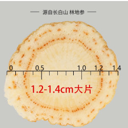 长白山 六年西洋参 1.2-1.6大片  50克起售营养食用泡酒煲汤