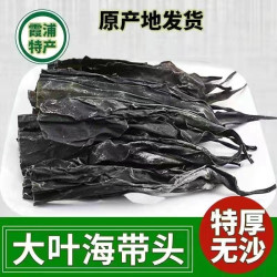 福建霞浦海带头水挂晒干厚海带头片煲汤干货500g煲汤
