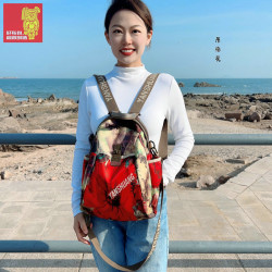 阎双创造正品女包热销出游休闲日用中号双肩包2093-s多花色