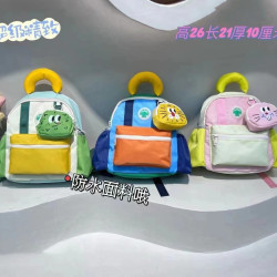 多巴胺儿童双肩包卡通大容量轻便小学生书包男女孩出游背包WZ027