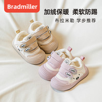 冬季女宝宝加绒鞋儿童男宝1-3岁鞋卡通婴儿鞋学步鞋软底二棉鞋
