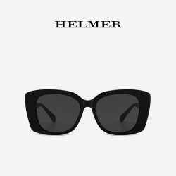 HelmeR 板材大框HELMER防紫外线太阳镜潮眼镜复古女旅游墨镜C2011