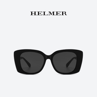 HelmeR 板材大框HELMER防紫外线太阳镜潮眼镜复古女旅游墨镜C2011
