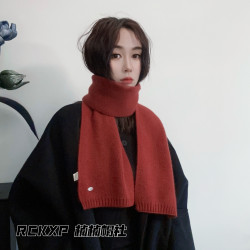 RCKXP~冬季围脖女兔绒绵羊毛保暖亲肤软感送人礼物和帽子搭配围巾