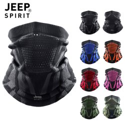 JEEP SPIRIT JEEP骑行面罩男士防风保暖围脖女冬季防寒护颈脖套女士围巾新款