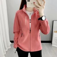清仓加厚摇粒绒抓绒衣女防风保暖户外运动登山冲锋衣内胆开衫外套