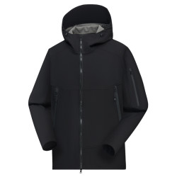 户外运动情侣款8802冲锋衣男女休闲防风防水登山服加绒连帽外套