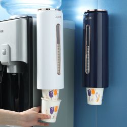一次性纸杯架取杯器轻奢免打孔挂墙式杯子置物架
