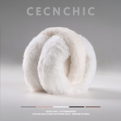 CECN高颜值耳罩女冬季保暖防寒护耳百搭防风简约可折叠耳包耳暖