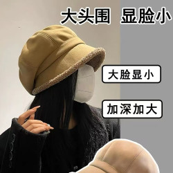 升级版！加厚三合一版型渔夫帽秋冬加厚护耳网红
