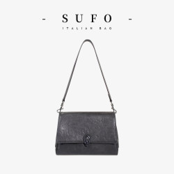 SUFO/尚芙单肩斜挎包真皮小个子托特包女高级轻奢百搭通勤大容量