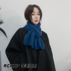 RCKXP~围脖女冬季时尚保暖送人100%绵羊毛软感亲肤学生围巾显白男