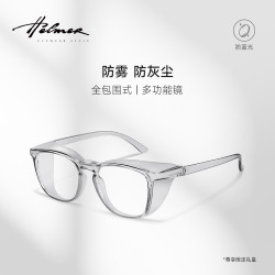 HelmeR -防风镜防雾秋冬护目镜防灰尘轻大扫除用透明防蓝光眼镜F1
