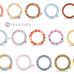 TELETIES 美国电话线发圈时尚头绳女高级感头饰进口发饰发绳扎头发