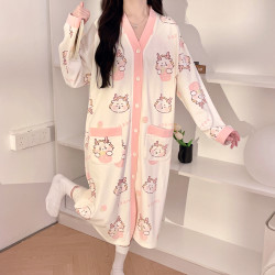 带胸垫入院待产裙哺乳睡裙夏季薄款产后孕妇睡衣月子裙3-6月份