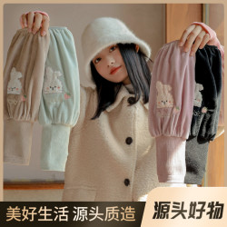 暖鱼 加厚护袖套袖长款卡通防脏防水保暖袖套女款上班工作新款成人耐脏