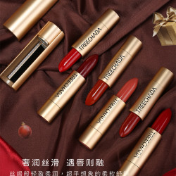 TREECHADA 泰国进口小金条口红六色滋润哑光雾面显白有气质保湿丝滑平替好物